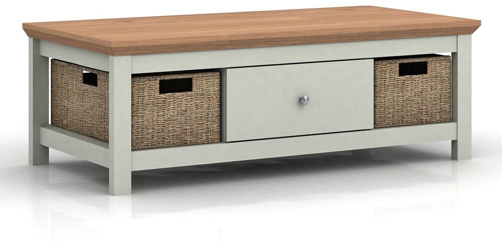 LPD LPD Cotswold Grey and Oak Coffee Table (Flat Packed)