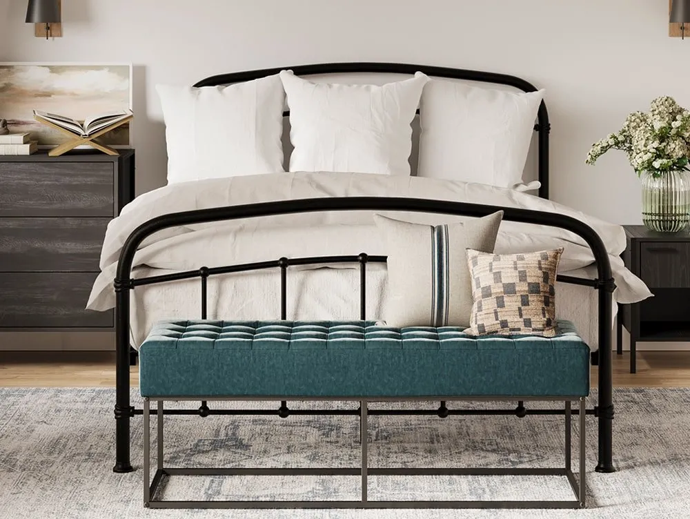 LPD LPD Halston Black Metal Bed Frame
