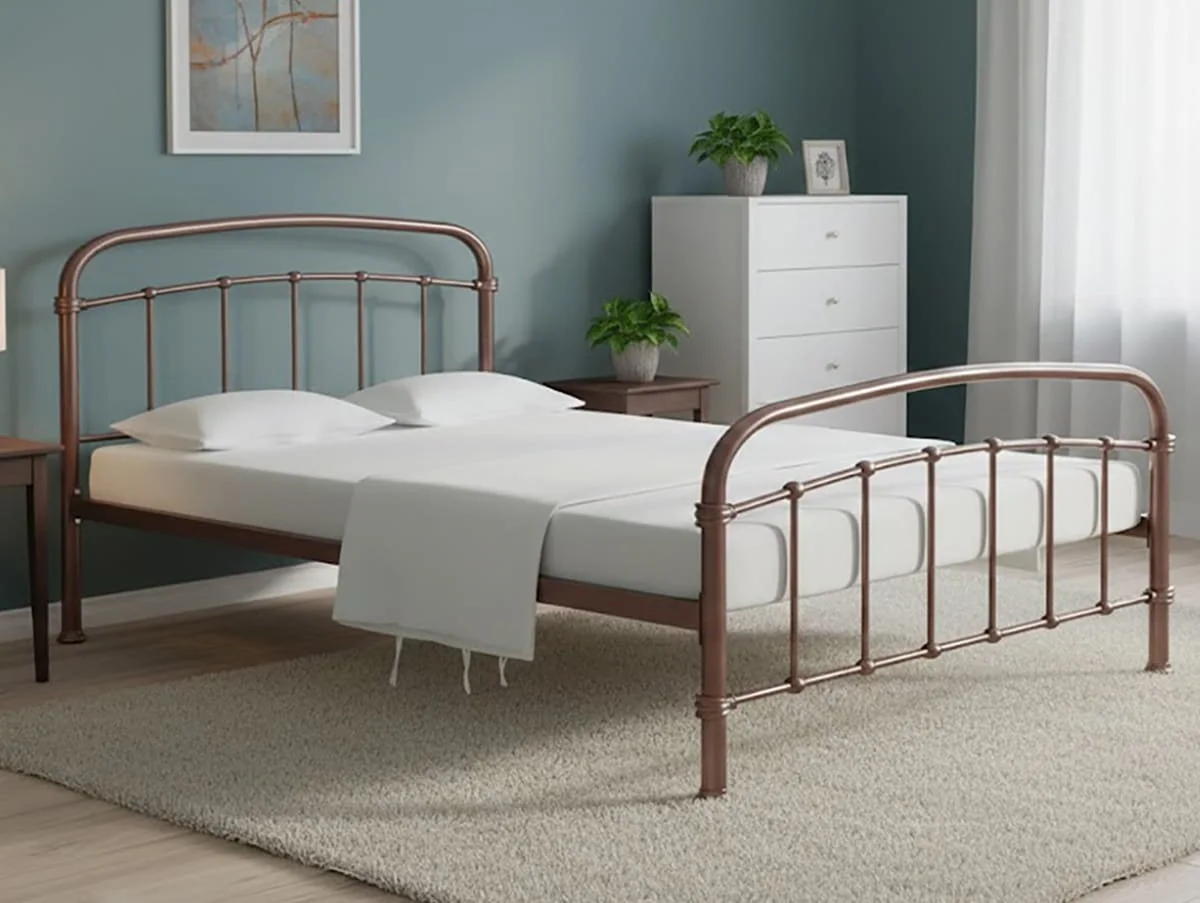 LPD LPD Halston Copper Metal Bed Frame