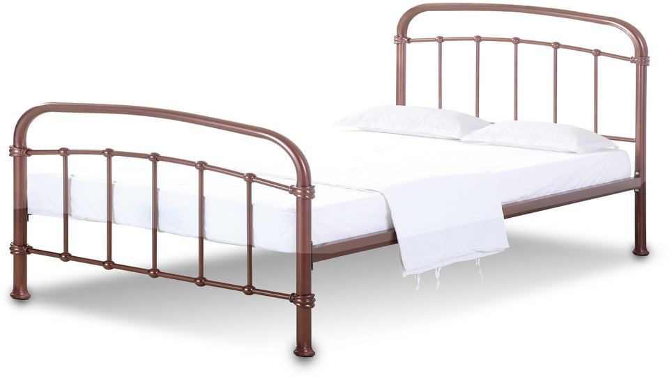 LPD LPD Halston 5ft King Size Copper Metal Bed Frame