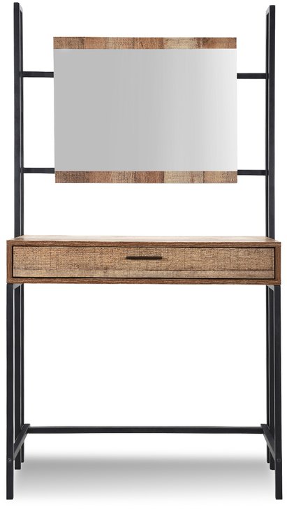 LPD LPD Hoxton Rustic Dressing Table and Mirror (Flat Packed)