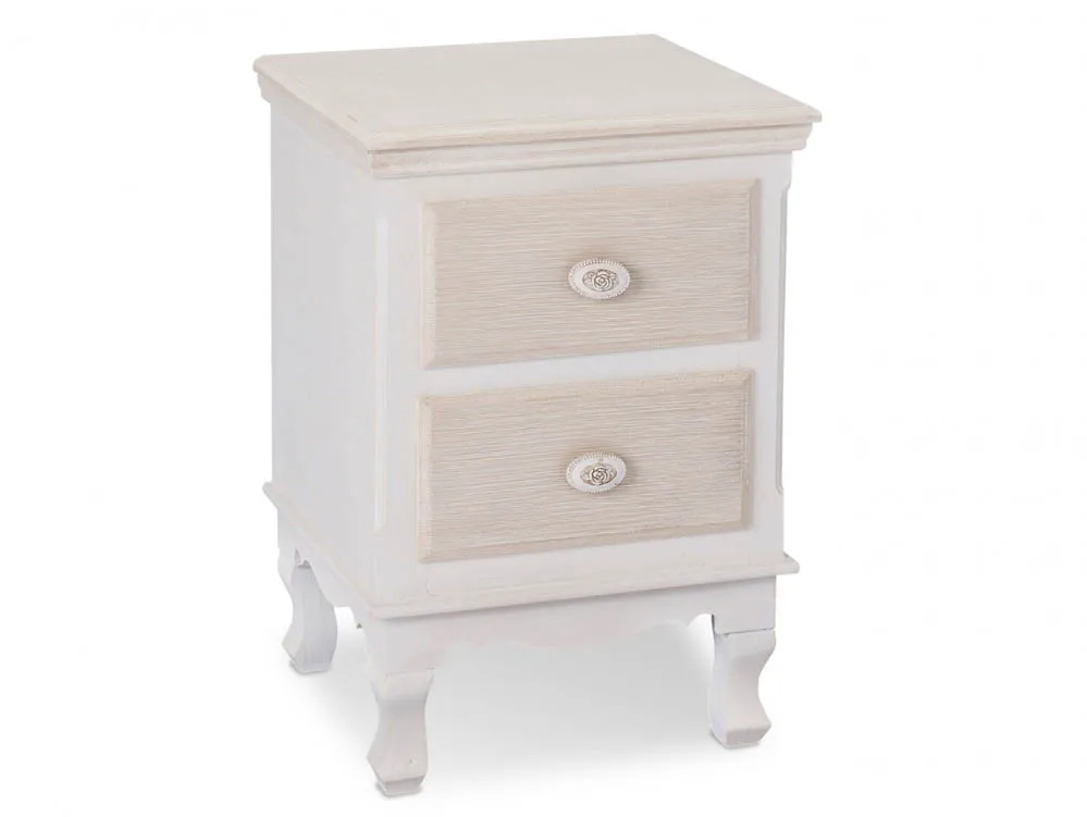 LPD LPD Juliette 2 Drawer Small Bedside Table (Assembled)