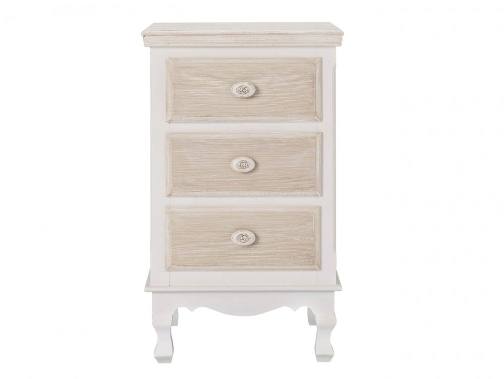 LPD LPD Juliette 3 Drawer Bedside Cabinet (Assembled)