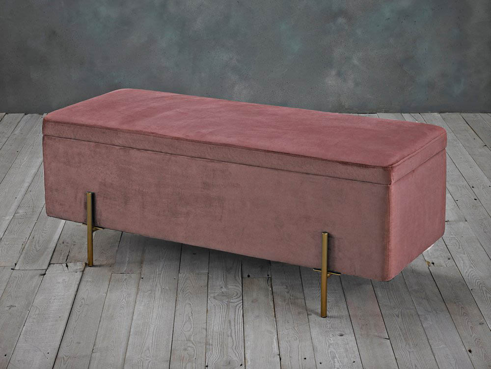 LPD LPD Lola Pink Fabric Blanket Box  (Assembled)