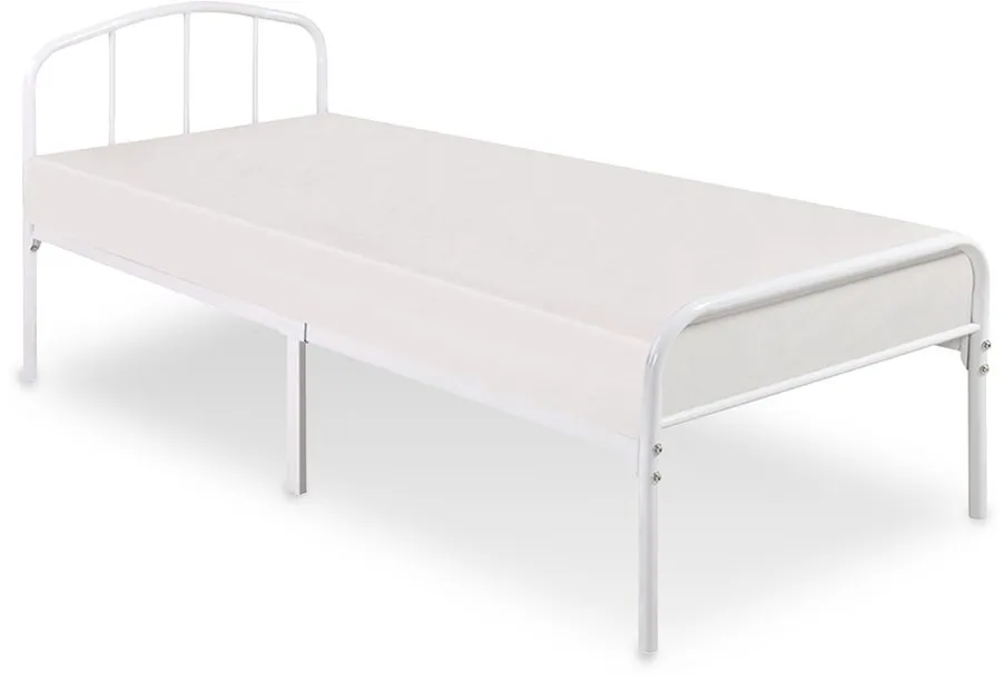 LPD LPD Milton 3ft Single White Metal Bed Frame