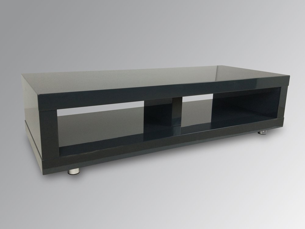 LPD LPD Puro Charcoal High Gloss TV Cabinet (Flat Packed)