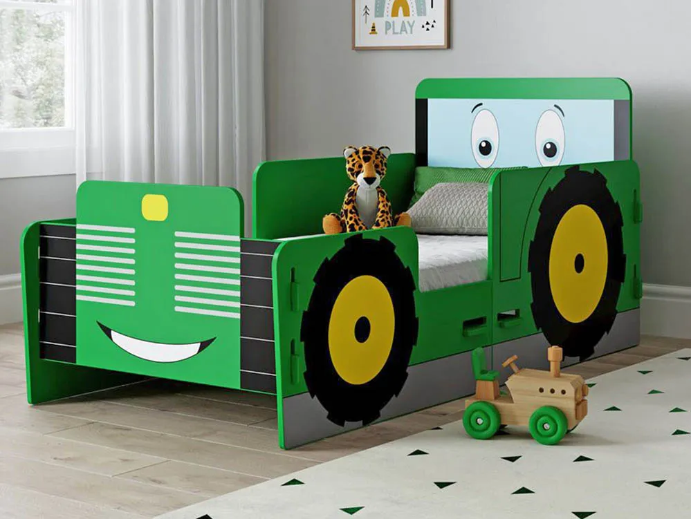 analyse Woordvoerder Activeren Kidsaw Green Tractor Junior Bed Frame