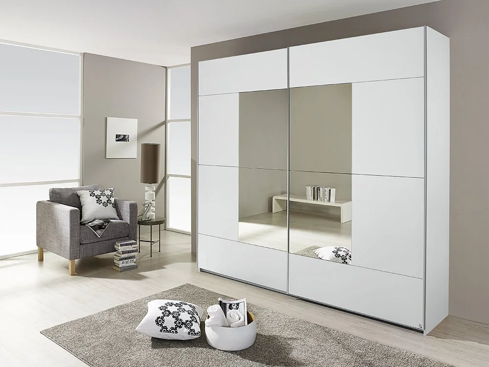 Rauch Rauch Kira Sliding Door Mirrored Large Double Wardrobe