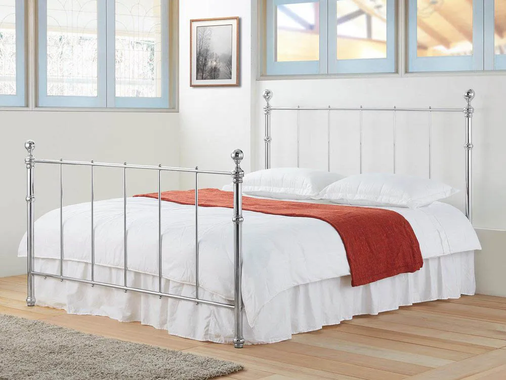 Sareer Sareer Seville 5ft King Size Chrome Metal Bed Frame