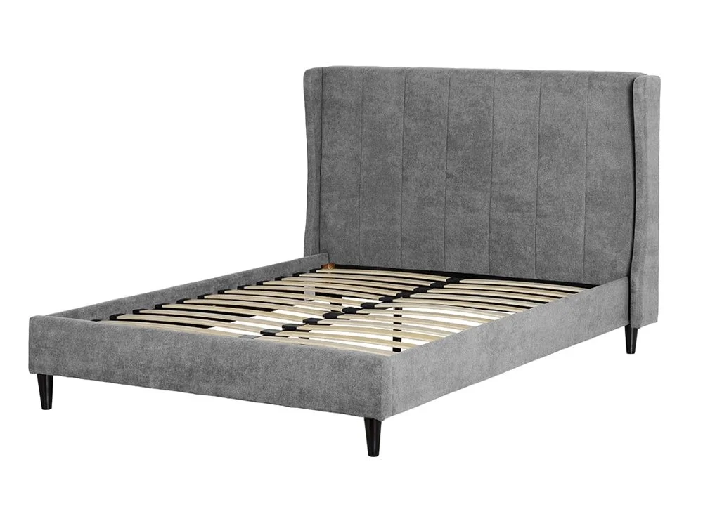 Seconique Seconique Amelia 4ft6 Double Grey Fabric Bed Frame