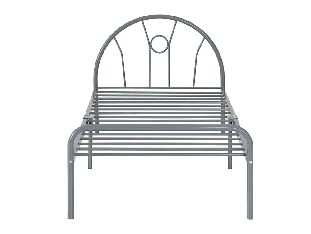 Seconique Seconique Nova Silver Metal Bed Frame