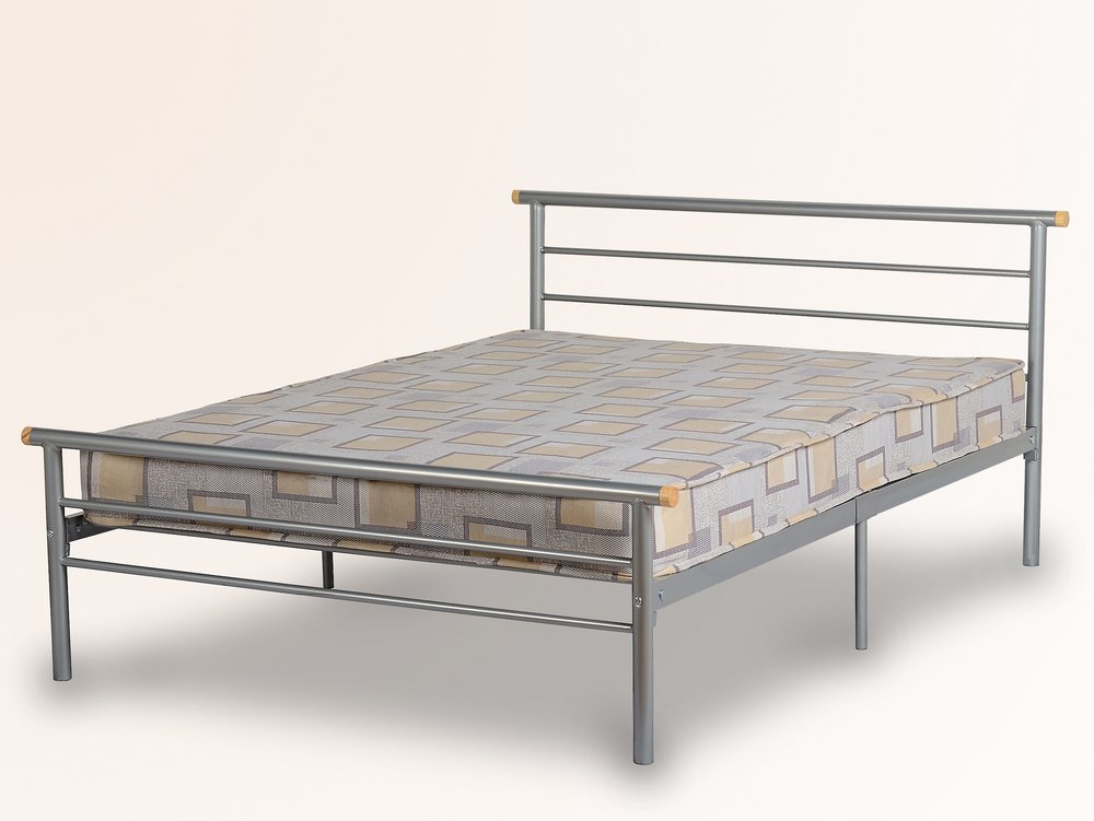 Seconique Orion 4ft6 Double Silver, How Much Does A Double Bed Frame Cost