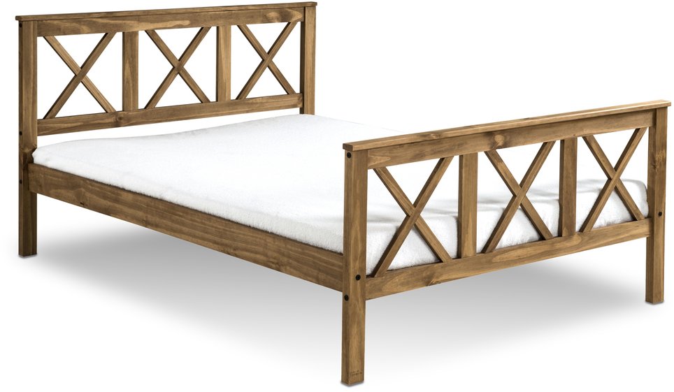 Seconique Seconique Salvador HFE 4ft6 Double Pine Wooden Bed Frame