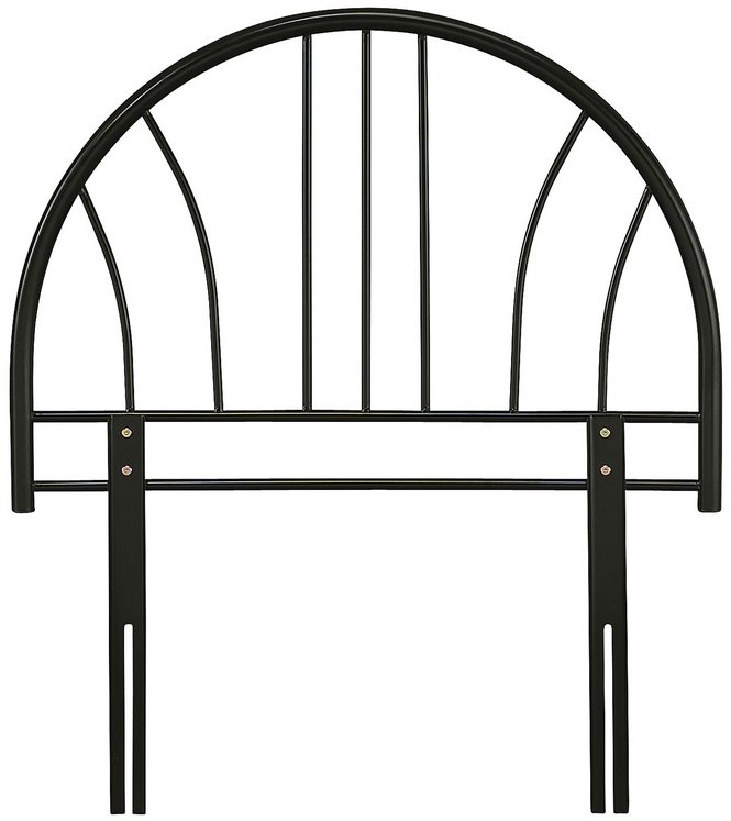Serene Serene Annabelle 3ft Single Black Metal Headboard