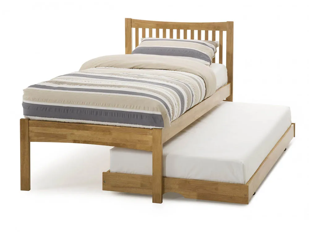 Serene Serene Mya 3ft Single Honey Oak Wooden Guest Bed Frame