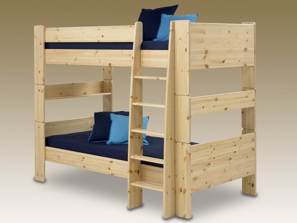 Size Pine Wooden Bunk Bed Frame, Wooden Bunk Beds Under 200
