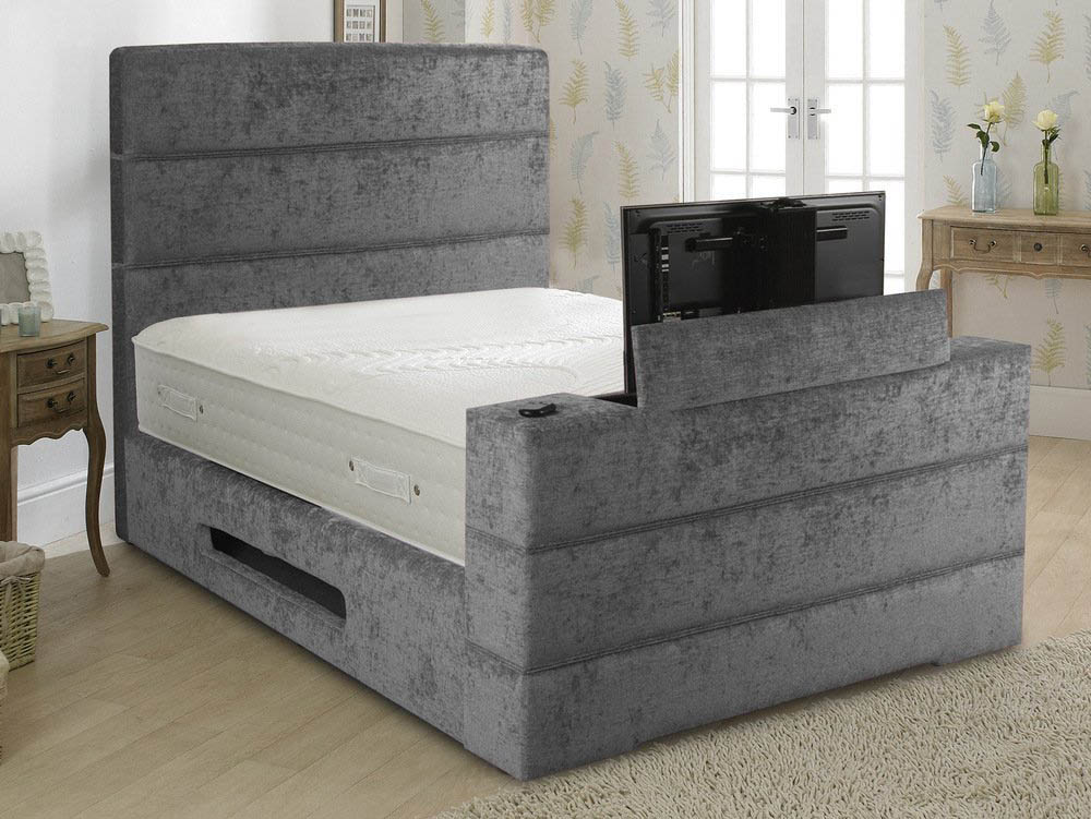 Super King Size Fabric Tv Bed Frame, Cool King Size Bed Frame