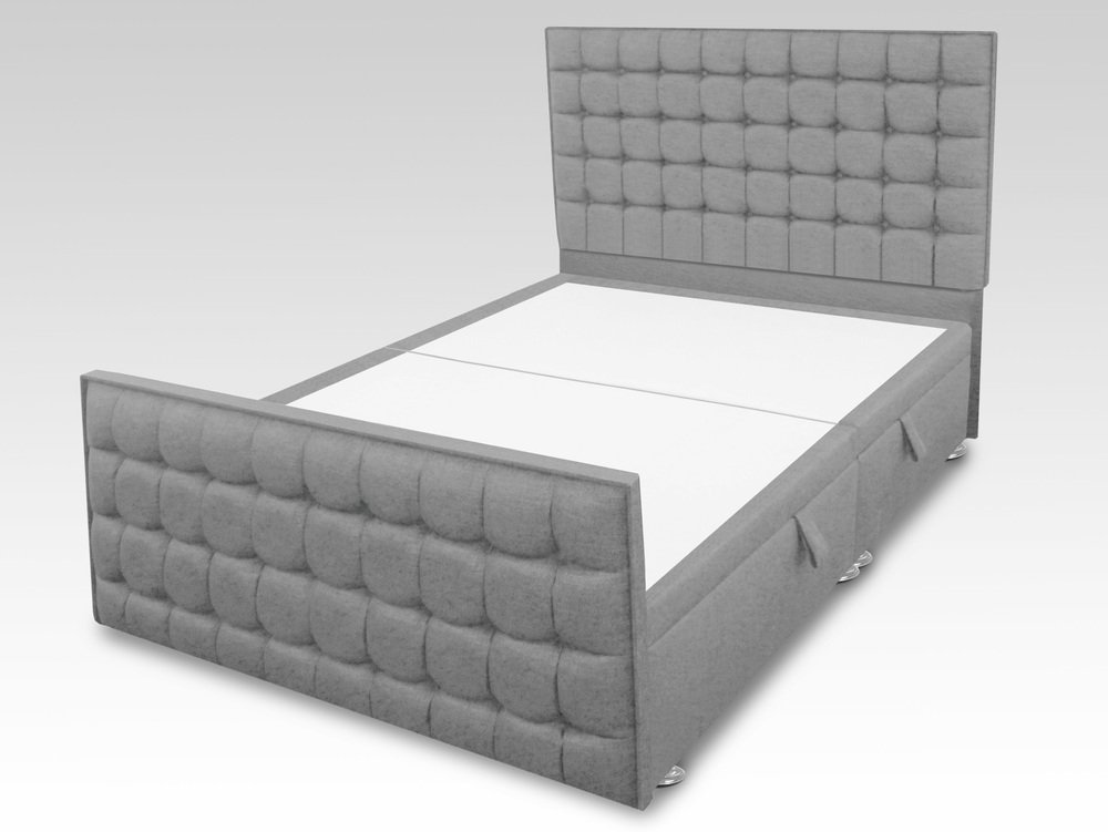 Sweet Dreams Once Classic 5ft King, Fabric Headboard Divan Bed Frame