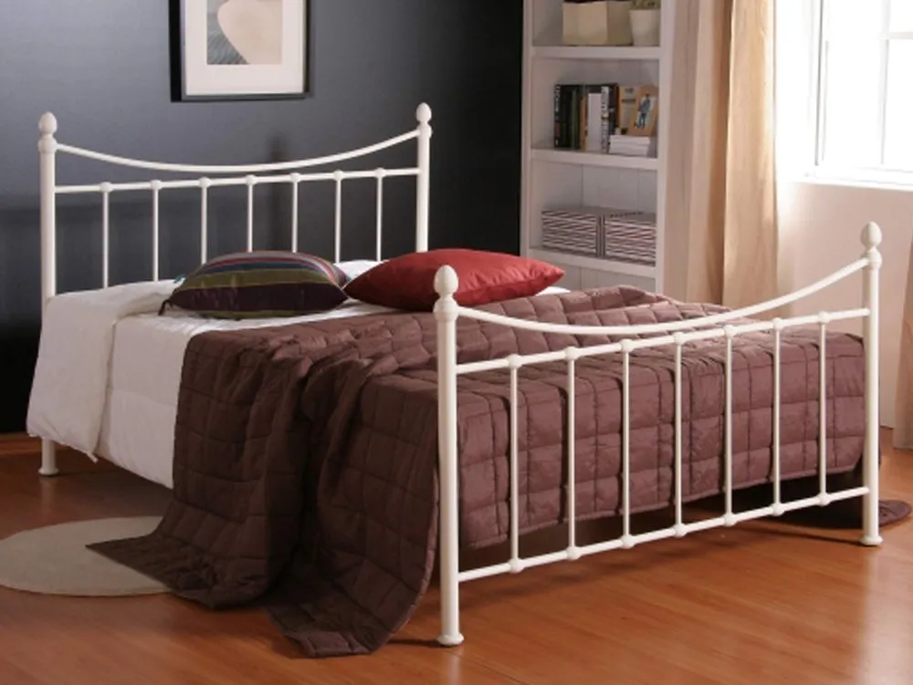 Time Living Time Living Alderley 4ft6 Double Ivory Metal Bed Frame