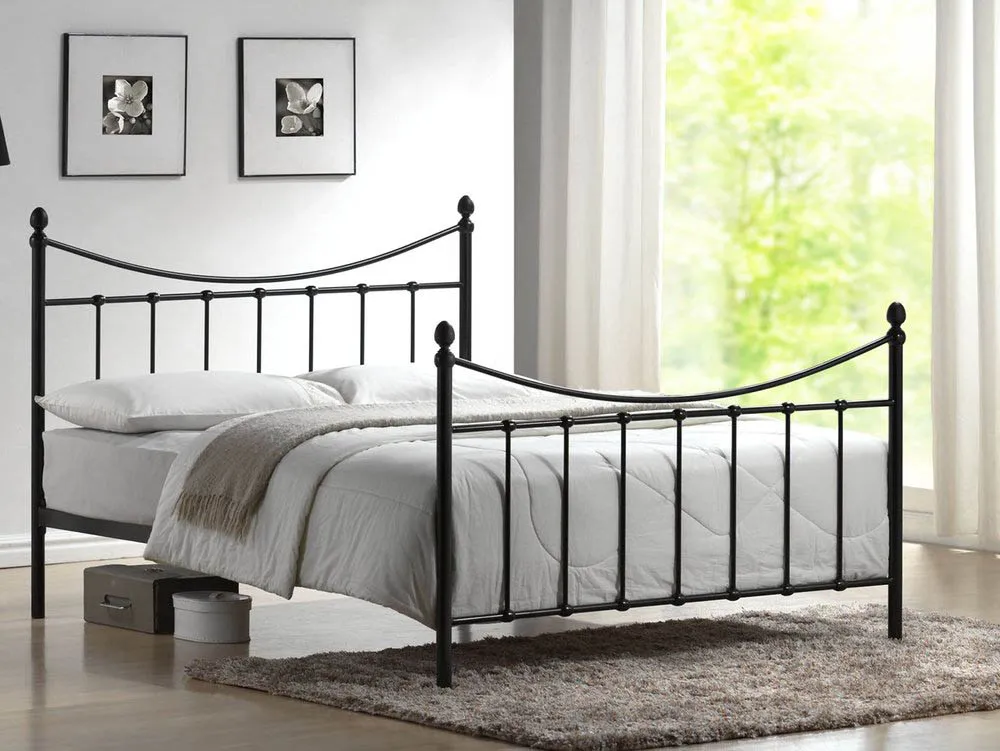 Time Living Time Living Alderley 5ft King Size Black Metal Bed Frame