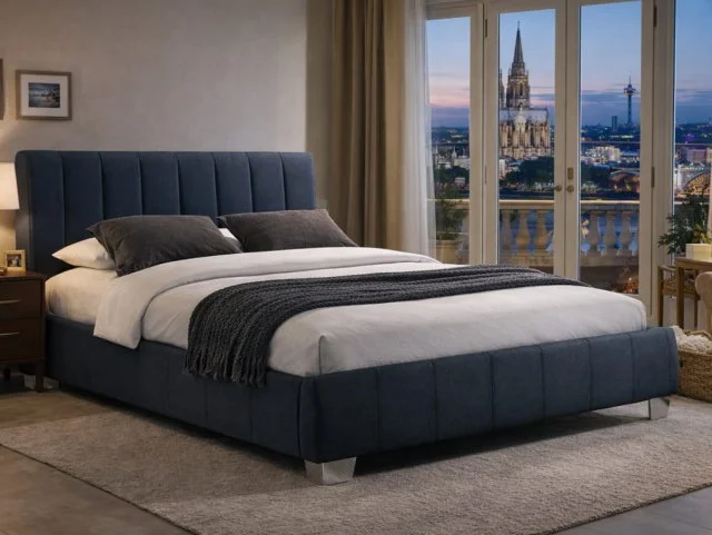 Time Living Time Living Braunston Grey Fabric Bed Frame