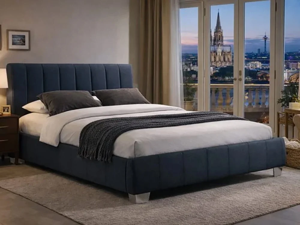 Time Living Time Living Braunston Grey Fabric Bed Frame