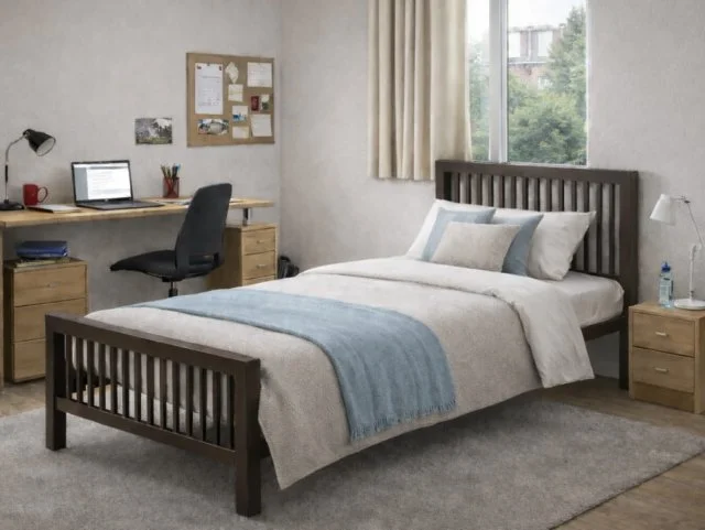 Time Living Time Living Meridian Black Metal Bed Frame