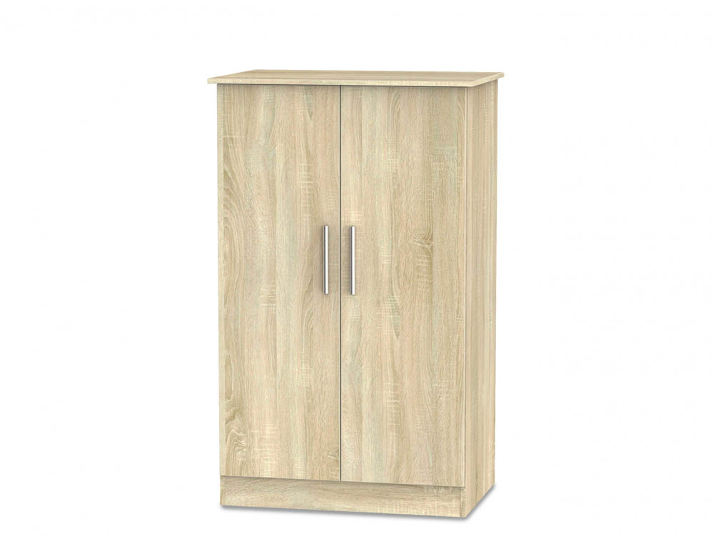Welcome Welcome 2ft6 Contrast Childrens Small Wardrobe (Assembled)