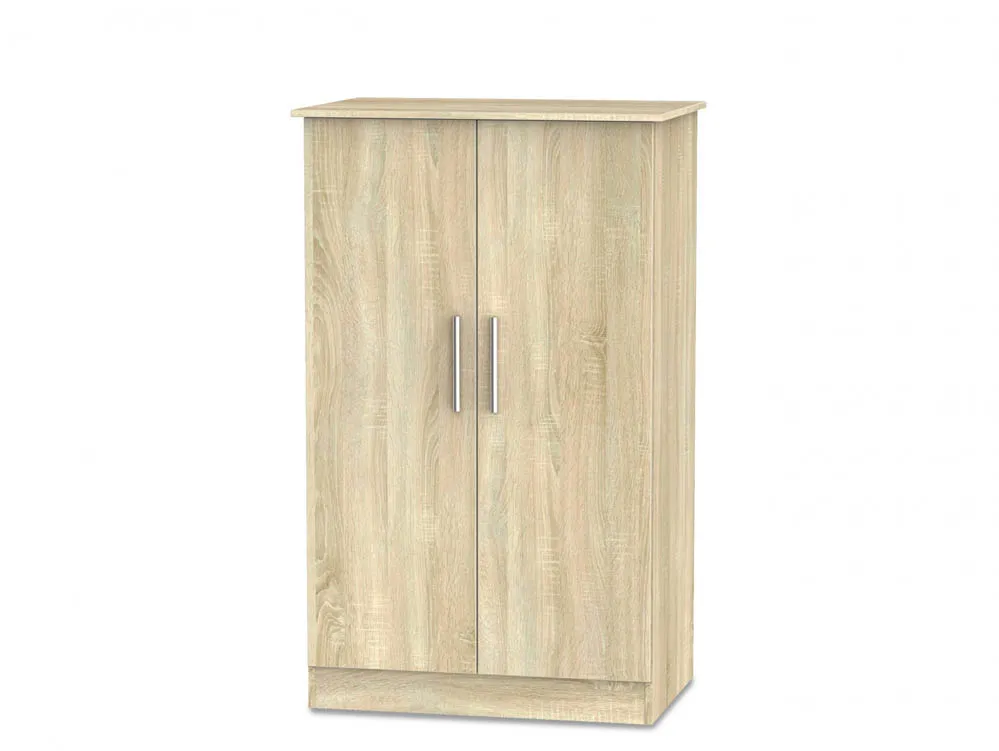 Welcome Welcome Contrast Childrens Small Wardrobe (Assembled)