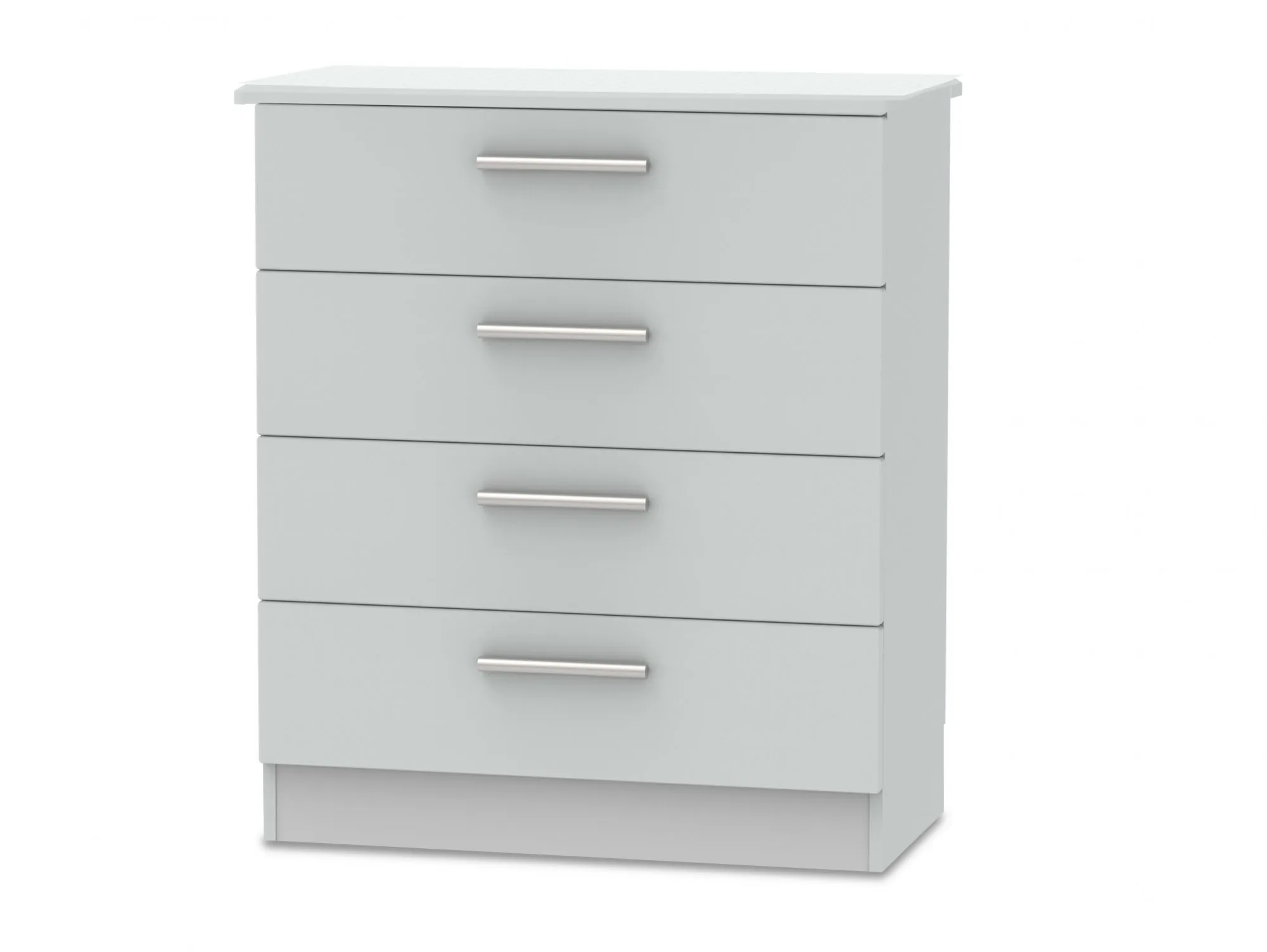 Welcome Welcome Knightsbridge Matt Grey 4 Drawer Chest of Drawers (Assembled)