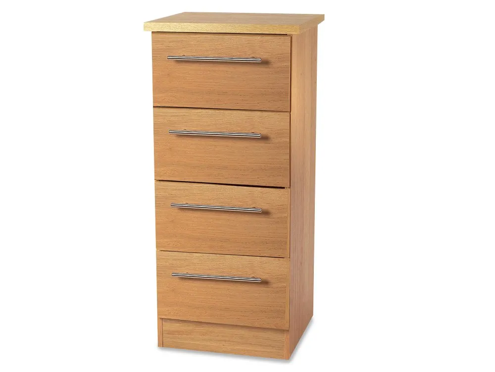 Welcome Welcome Sherwood 4 Drawer Narrow Chest of Drawers (Assembled)