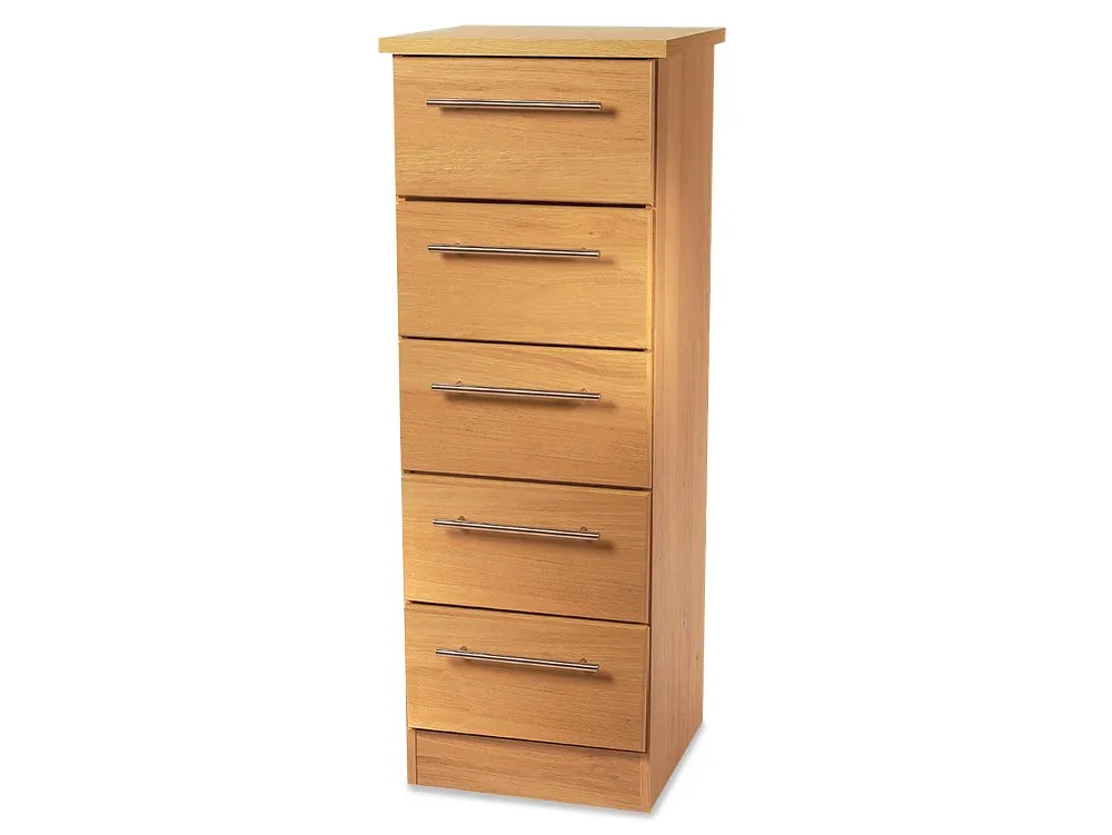 Welcome Welcome Sherwood 5 Drawer Tall Narrow Chest of Drawers (Assembled)