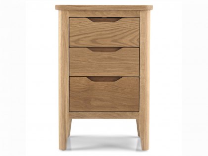 Archers Keswick 3 Drawer Oak Wooden Bedside Cabinet (Assembled)