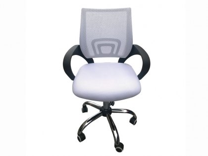 LPD Tate White Mesh Back Office Chair