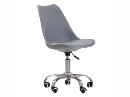 LPD Orsen Grey Moulded PVC Office Chair