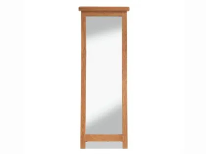Archers Ambleside Oak Wooden Cheval Mirror (Assembled)