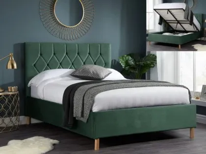 Birlea Loxley Green Fabric Ottoman Bed Frame Birlea Loxley Green Fabric Ottoman Bed Frame