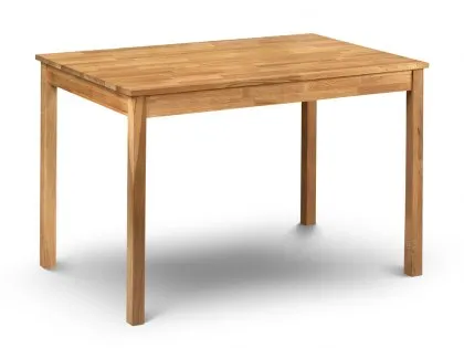 Julian Bowen Coxmoor Oak Dining Table and 2 Bench Set