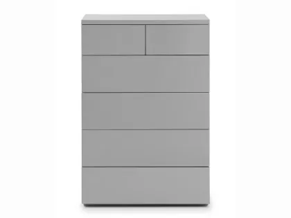 Julian Bowen Monaco Grey High Gloss 4+2 Drawer Chest