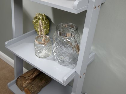 GFW Stockholm Ladder Style 5 Tier Grey Wall Rack