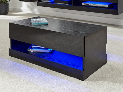 GFW Galicia Black Coffee Table (Flat Packed)