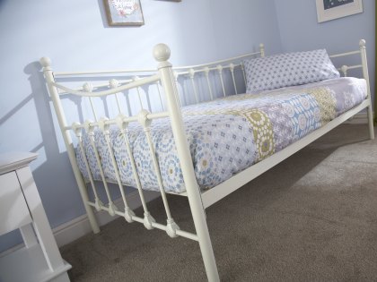 GFW Memphis 3ft Single Ivory Day Bed Frame