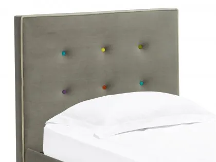 LPD Camden 3ft Single Grey Fabric Bed Frame