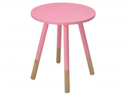 LPD Costa Pink Lamp Table (Flat Packed)