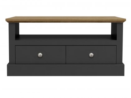 LPD Devon Charcoal 2 Drawer Coffee Table (Flat Packed)