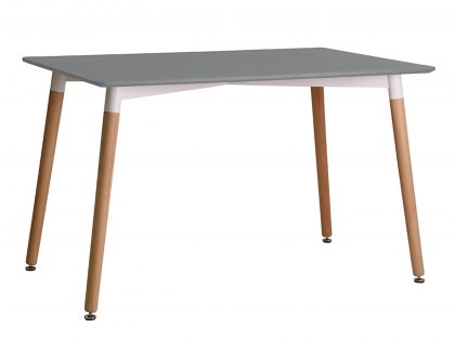 LPD Fraser Grey 120cm Dining Table (Flat Packed)