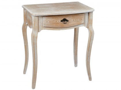 LPD Provence Oak 1 Drawer Lamp Table (Flat Packed)