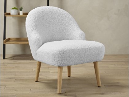 LPD Ted Grey Fabric Accent Chair
