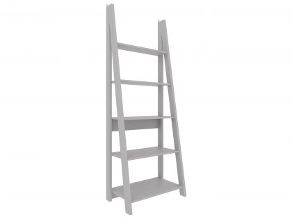 LPD Tiva Grey 5 Tier Ladder Bookcase (Flat Packed)