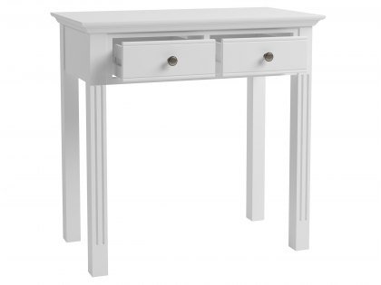Kenmore Catlyn White 2 Drawer Dressing Table (Flat Packed)